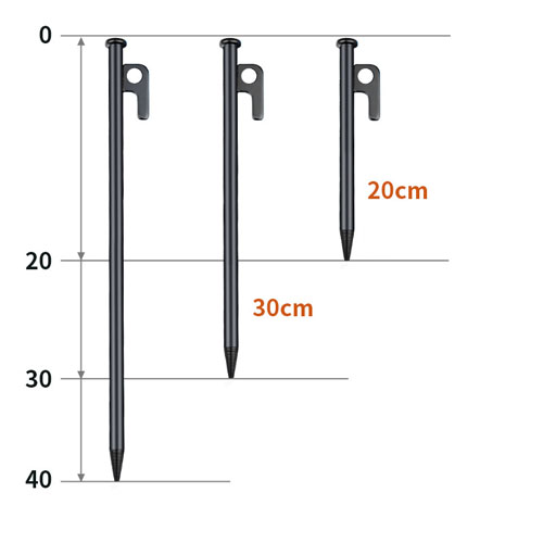 tent peg - iron made 9mm Diame