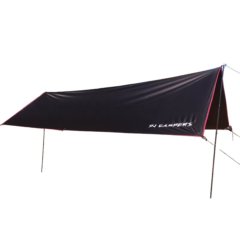 black coated black tarp